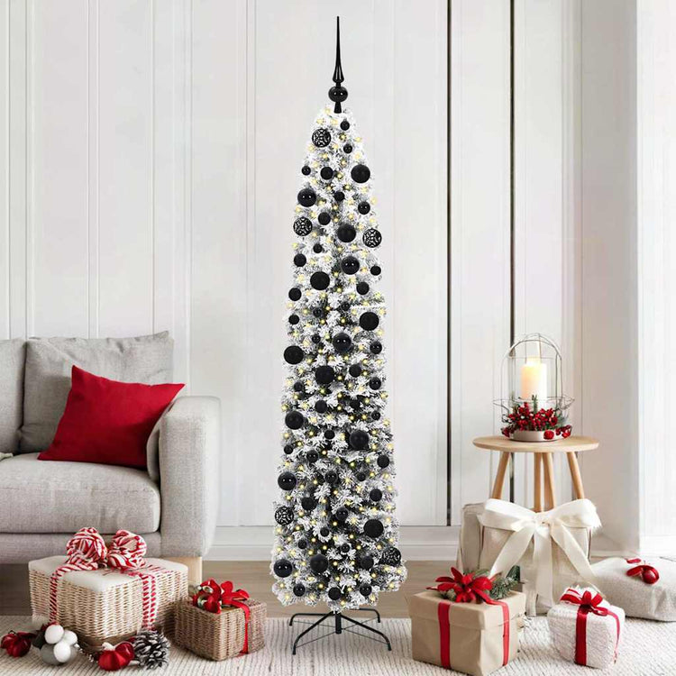 Vidaxx sapin de Noël artificiel vert 180 cm PVC et acier et plastique