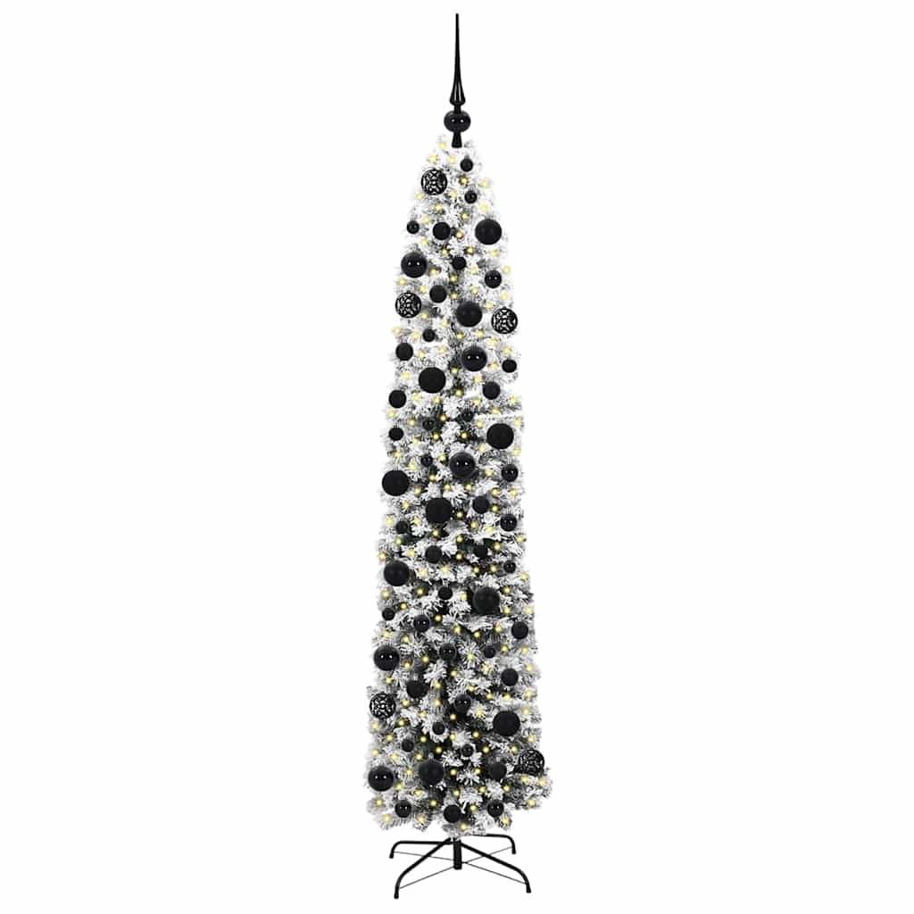 Vidaxx sapin de Noël artificiel vert 180 cm PVC et acier et plastique