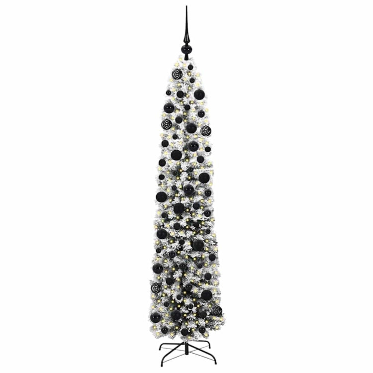 Vidaxx sapin de Noël artificiel vert 180 cm PVC et acier et plastique