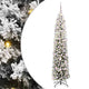 Vidaxx sapin de Noël artificiel vert 180 cm PVC et acier et plastique