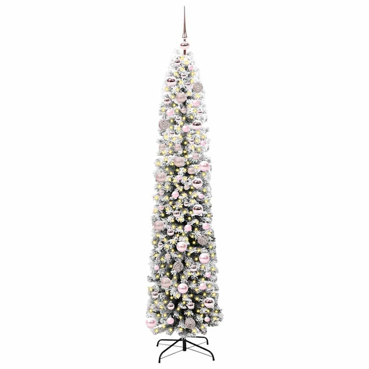 Vidaxx sapin de Noël artificiel vert 180 cm PVC et acier et plastique