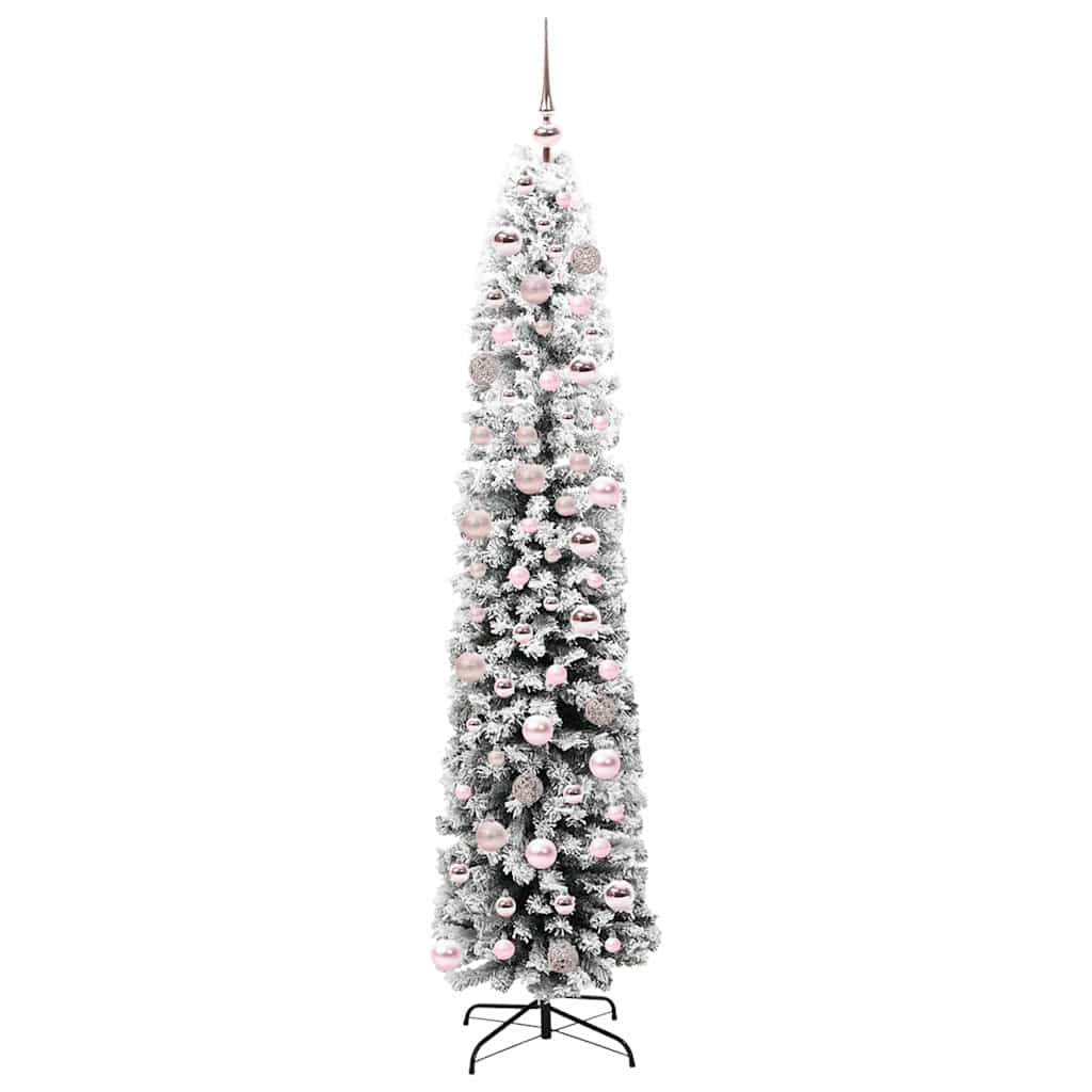 Vidaxx sapin de Noël artificiel vert 180 cm PVC et acier et plastique