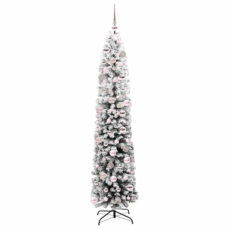 Vidaxx sapin de Noël artificiel vert 180 cm PVC et acier et plastique
