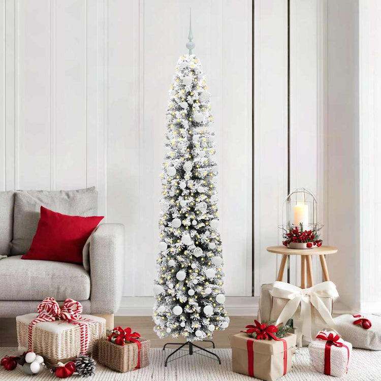Vidaxx sapin de Noël artificiel vert 180 cm PVC et acier et plastique