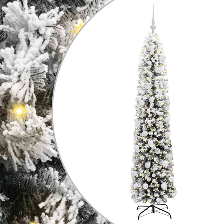 Vidaxx sapin de Noël artificiel vert 180 cm PVC et acier et plastique