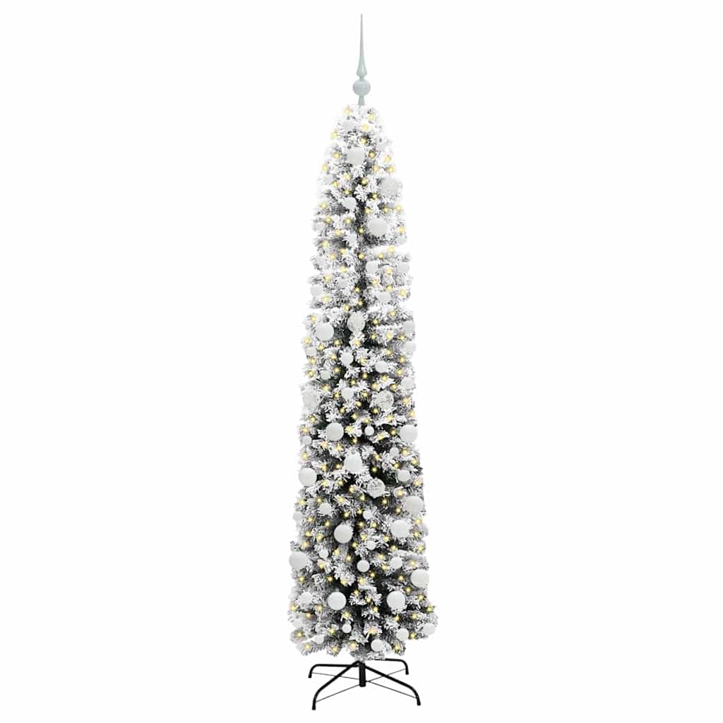 Vidaxx sapin de Noël artificiel vert 180 cm PVC et acier et plastique