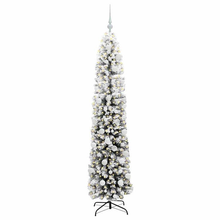Vidaxx sapin de Noël artificiel vert 180 cm PVC et acier et plastique