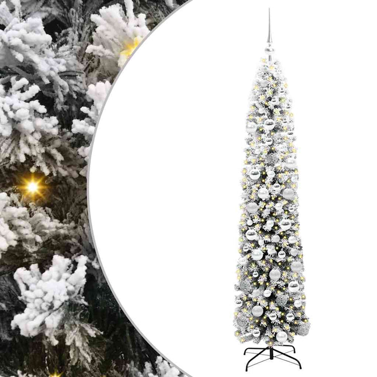 Vidaxx sapin de Noël artificiel vert 180 cm PVC et acier et plastique