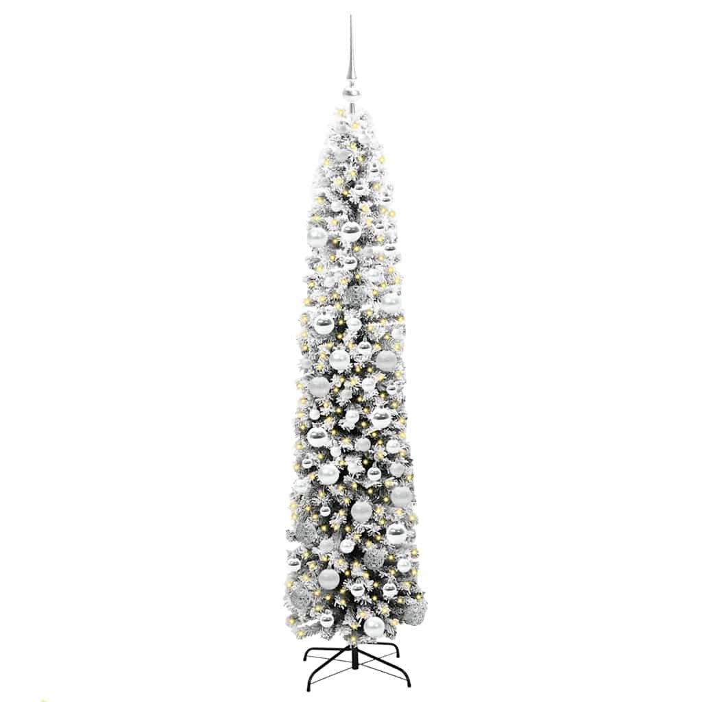 Vidaxx sapin de Noël artificiel vert 180 cm PVC et acier et plastique