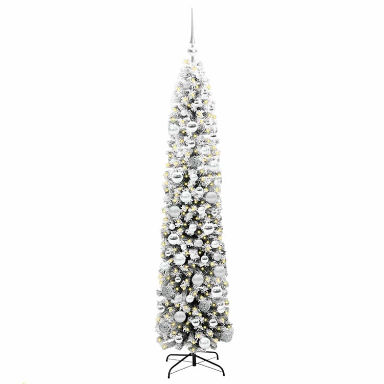Vidaxx sapin de Noël artificiel vert 180 cm PVC et acier et plastique