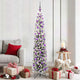 Vidaxx sapin de Noël artificiel vert 180 cm PVC et acier et plastique