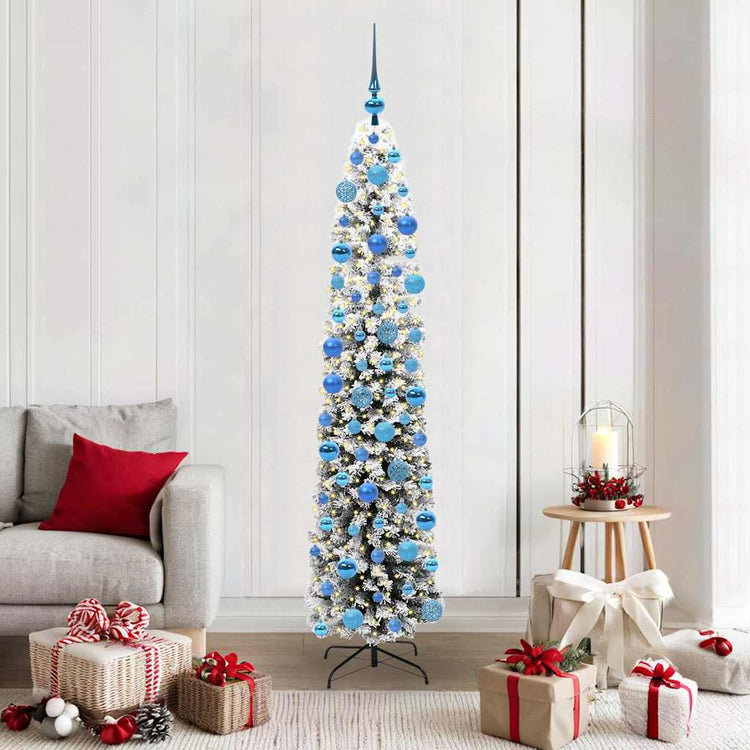 Vidaxx sapin de Noël artificiel vert 180 cm PVC et acier et plastique