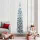 Vidaxx sapin de Noël artificiel vert 180 cm PVC et acier et plastique