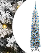Vidaxx sapin de Noël artificiel vert 180 cm PVC et acier et plastique - afbeelding 2