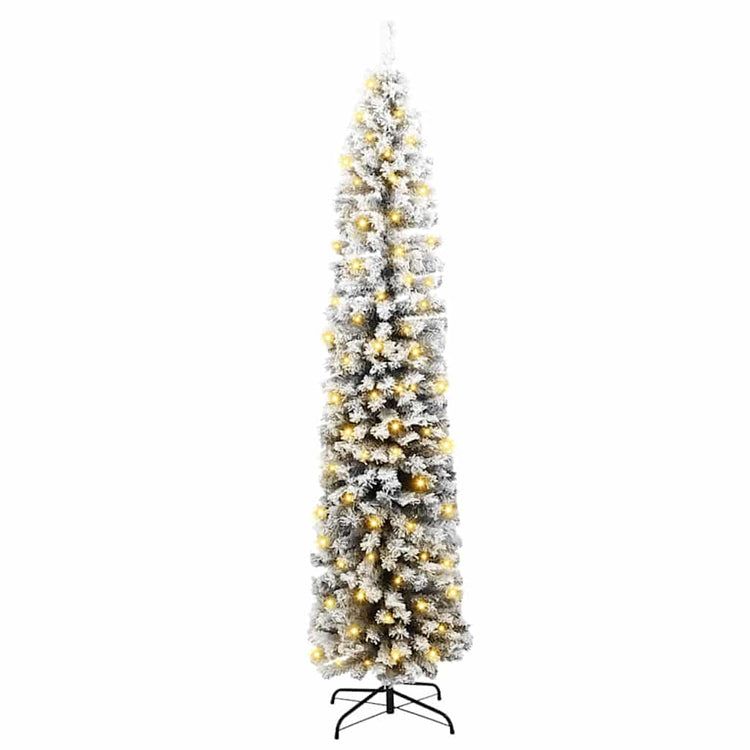 Vidaxx sapin de Noël artificiel vert 210 cm PVC et acier et plastique