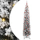Vidaxx sapin de Noël artificiel vert 210 cm PVC et acier et plastique