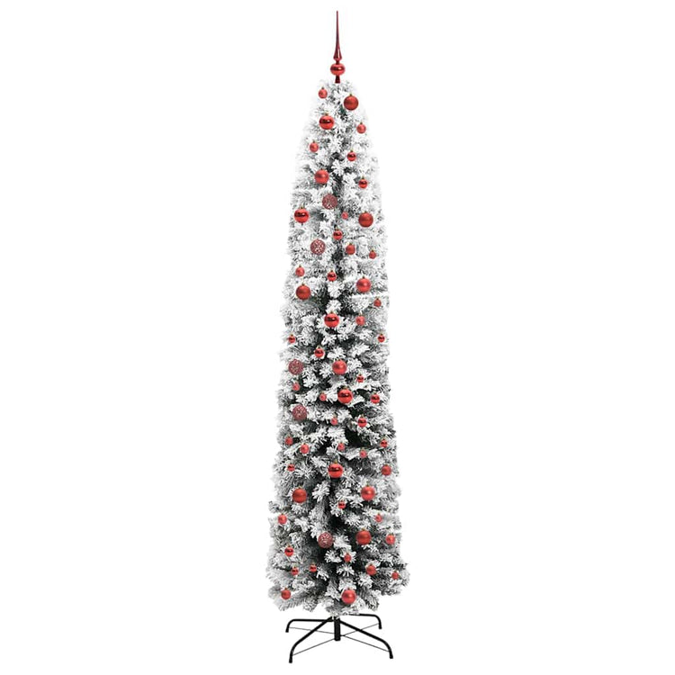 Vidaxx sapin de Noël artificiel vert 210 cm PVC et acier et plastique