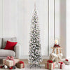 Vidaxx sapin de Noël artificiel vert 210 cm PVC et acier et plastique