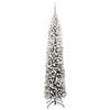 Vidaxx sapin de Noël artificiel vert 210 cm PVC et acier et plastique