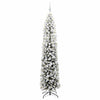 Vidaxx sapin de Noël artificiel vert 210 cm PVC et acier et plastique