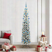 Vidaxx sapin de Noël artificiel vert 210 cm PVC et acier et plastique - afbeelding 1