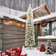 Vidaxx sapin de Noël artificiel vert 240 cm PVC et acier et plastique