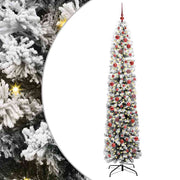 Vidaxx sapin de Noël artificiel vert 240 cm PVC et acier et plastique - afbeelding 2