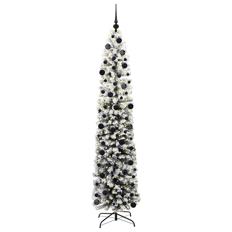 Vidaxx sapin de Noël artificiel vert 240 cm PVC et acier et plastique
