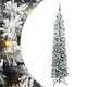 Vidaxx sapin de Noël artificiel vert 240 cm PVC et acier et plastique