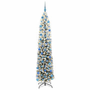 Vidaxx sapin de Noël artificiel vert 240 cm PVC et acier et plastique - afbeelding 2