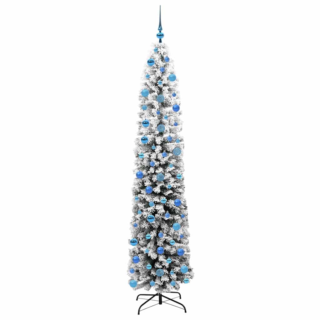 Vidaxx sapin de Noël artificiel vert 240 cm PVC et acier et plastique