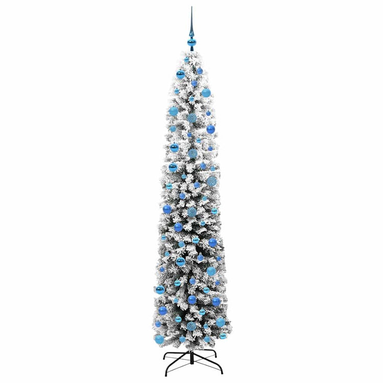 Vidaxx sapin de Noël artificiel vert 240 cm PVC et acier et plastique