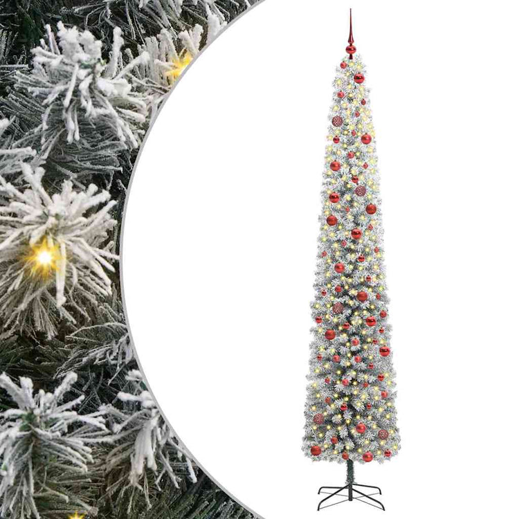 Vidaxx sapin de Noël artificiel vert 270 cm PVC et acier et plastique
