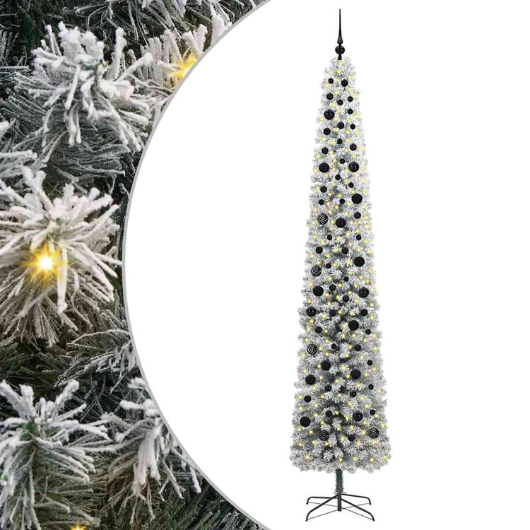 Vidaxx sapin de Noël artificiel vert 270 cm PVC et acier et plastique