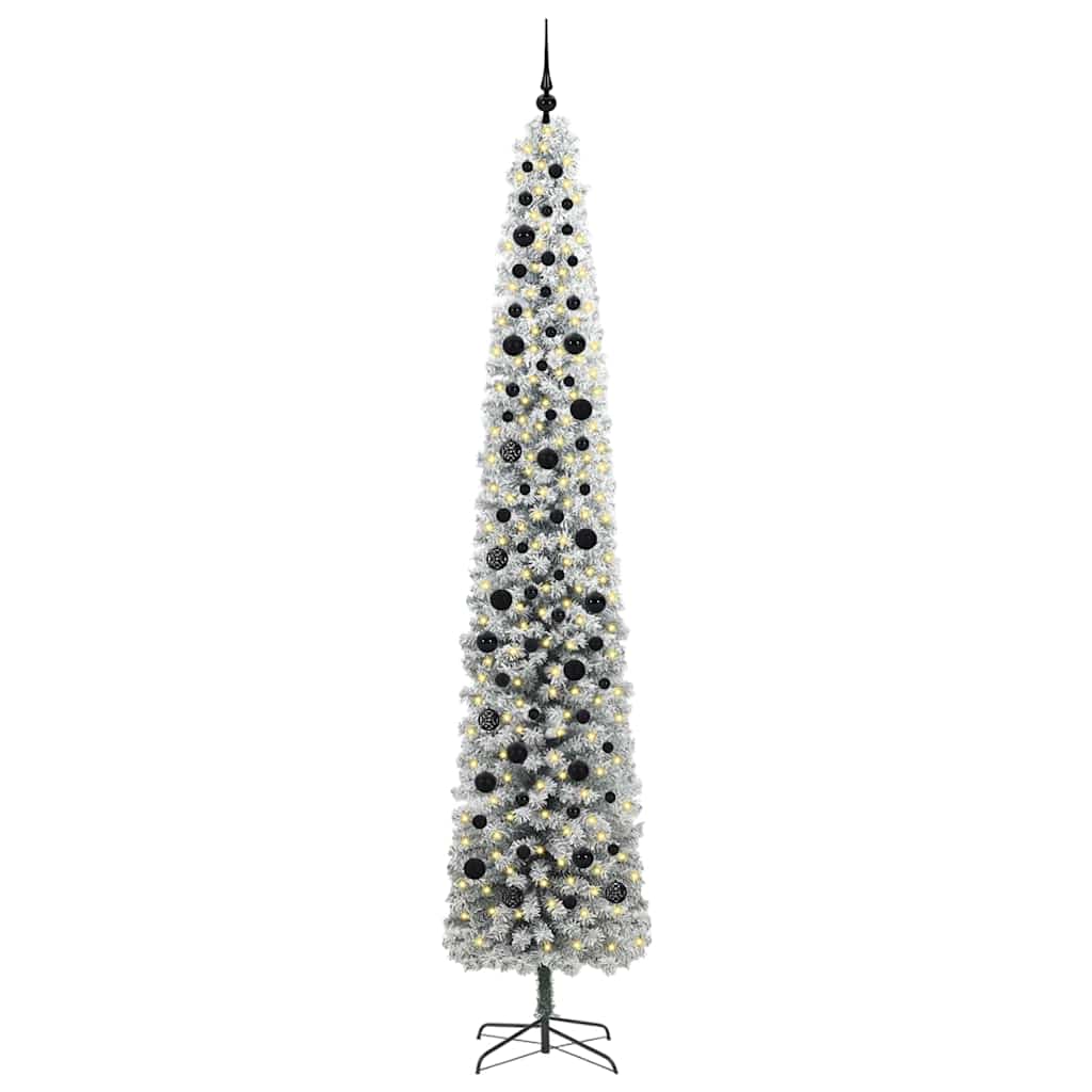 Vidaxx sapin de Noël artificiel vert 270 cm PVC et acier et plastique