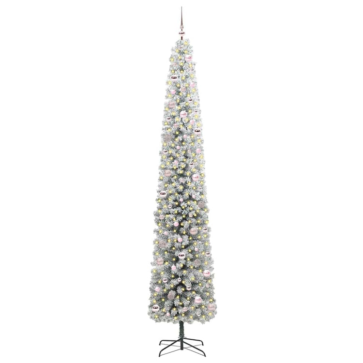 Vidaxx sapin de Noël artificiel vert 270 cm PVC et acier et plastique