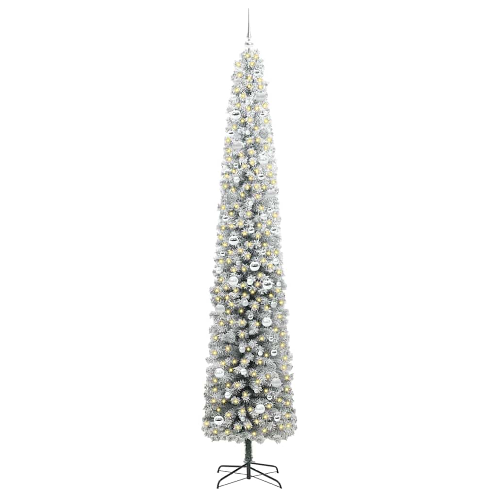 Vidaxx sapin de Noël artificiel vert 270 cm PVC et acier et plastique