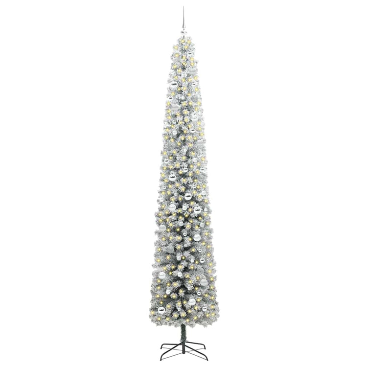 Vidaxx sapin de Noël artificiel vert 270 cm PVC et acier et plastique