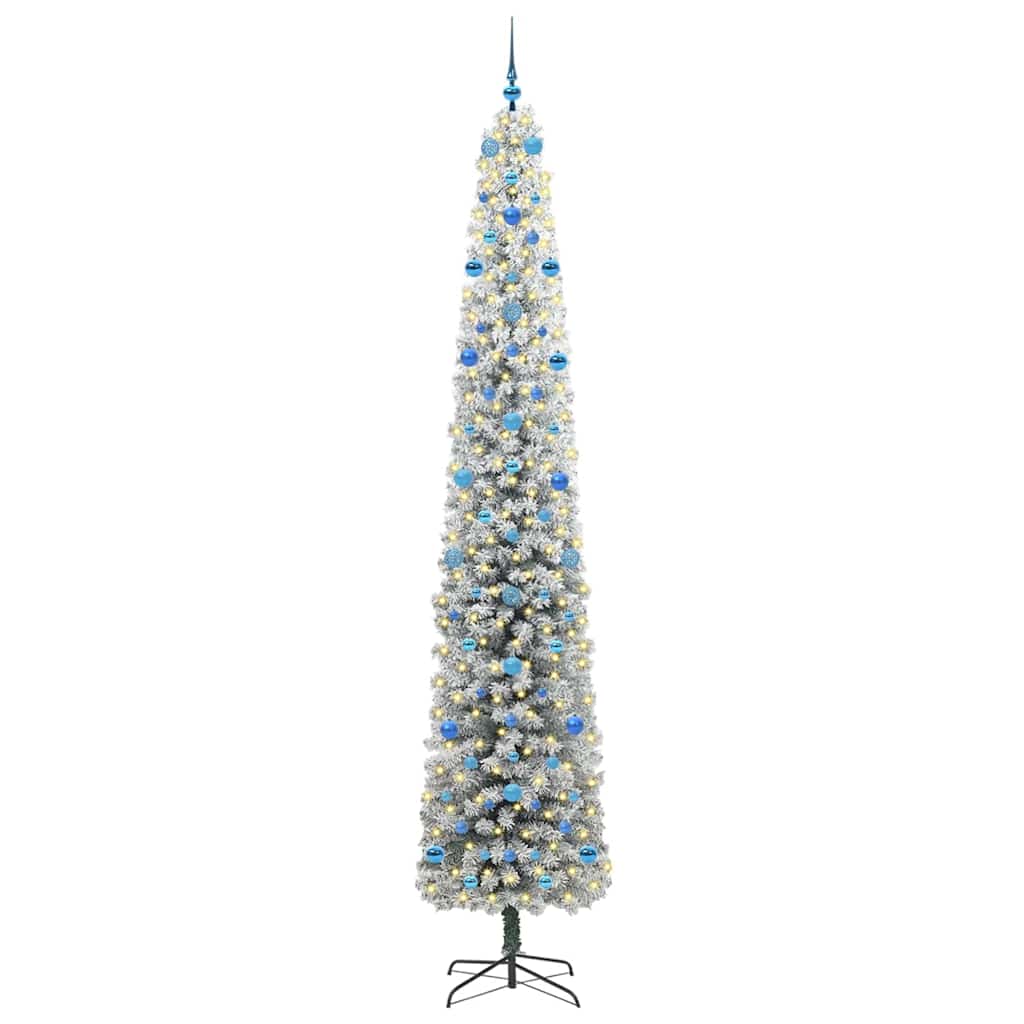 Vidaxx sapin de Noël artificiel vert 270 cm PVC et acier et plastique