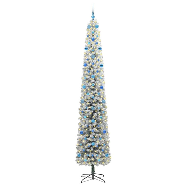 Vidaxx sapin de Noël artificiel vert 270 cm PVC et acier et plastique