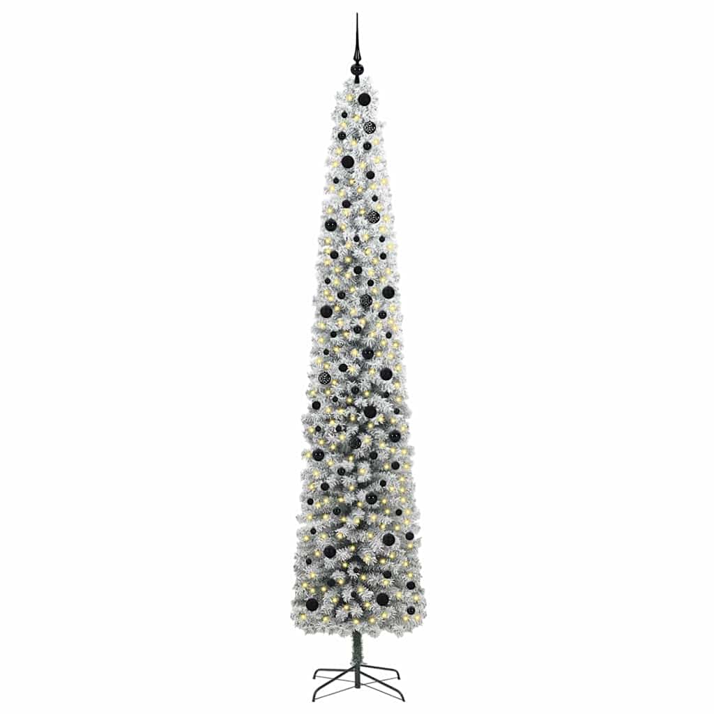 Vidaxx sapin de Noël artificiel vert 300 cm PVC et acier et plastique