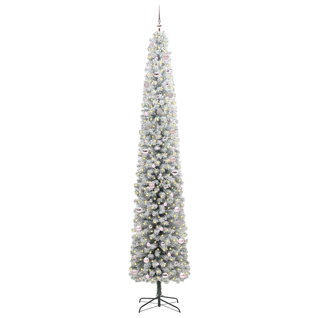 Vidaxx sapin de Noël artificiel vert 300 cm PVC et acier et plastique