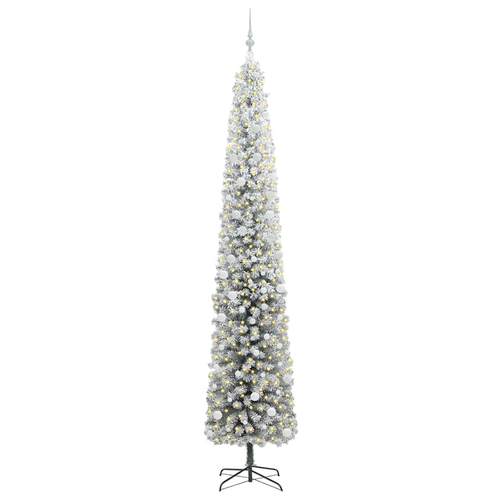 Vidaxx sapin de Noël artificiel vert 300 cm PVC et acier et plastique