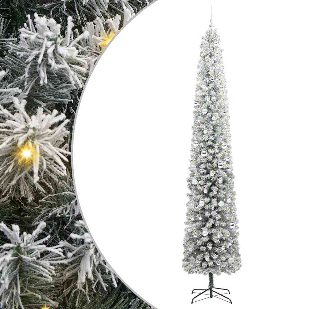 Vidaxx sapin de Noël artificiel vert 300 cm PVC et acier et plastique