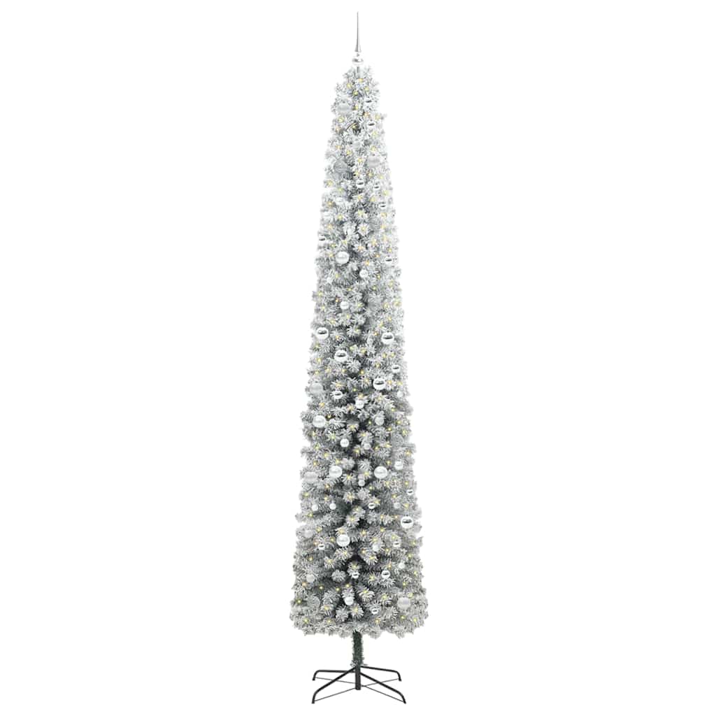 Vidaxx sapin de Noël artificiel vert 300 cm PVC et acier et plastique