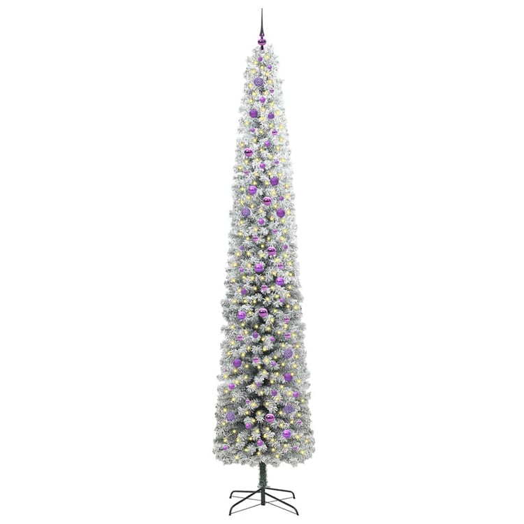 Vidaxx sapin de Noël artificiel vert 300 cm PVC et acier et plastique