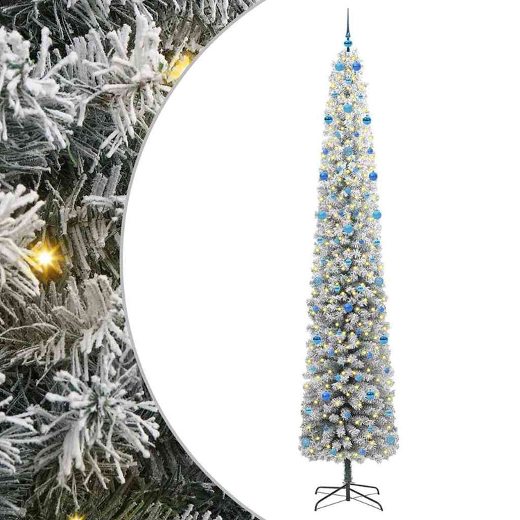 Vidaxx sapin de Noël artificiel vert 300 cm PVC et acier et plastique