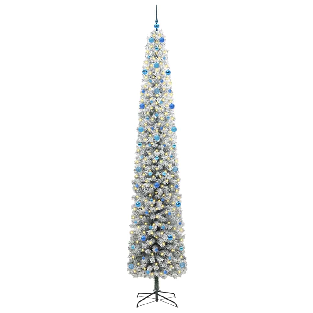 Vidaxx sapin de Noël artificiel vert 300 cm PVC et acier et plastique