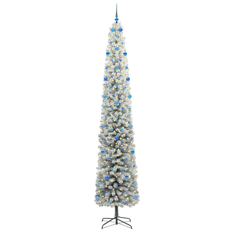 Vidaxx sapin de Noël artificiel vert 300 cm PVC et acier et plastique