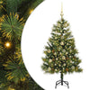 Vidaxx sapin de Noël artificiel articulé avec cônes vert 150 cm
